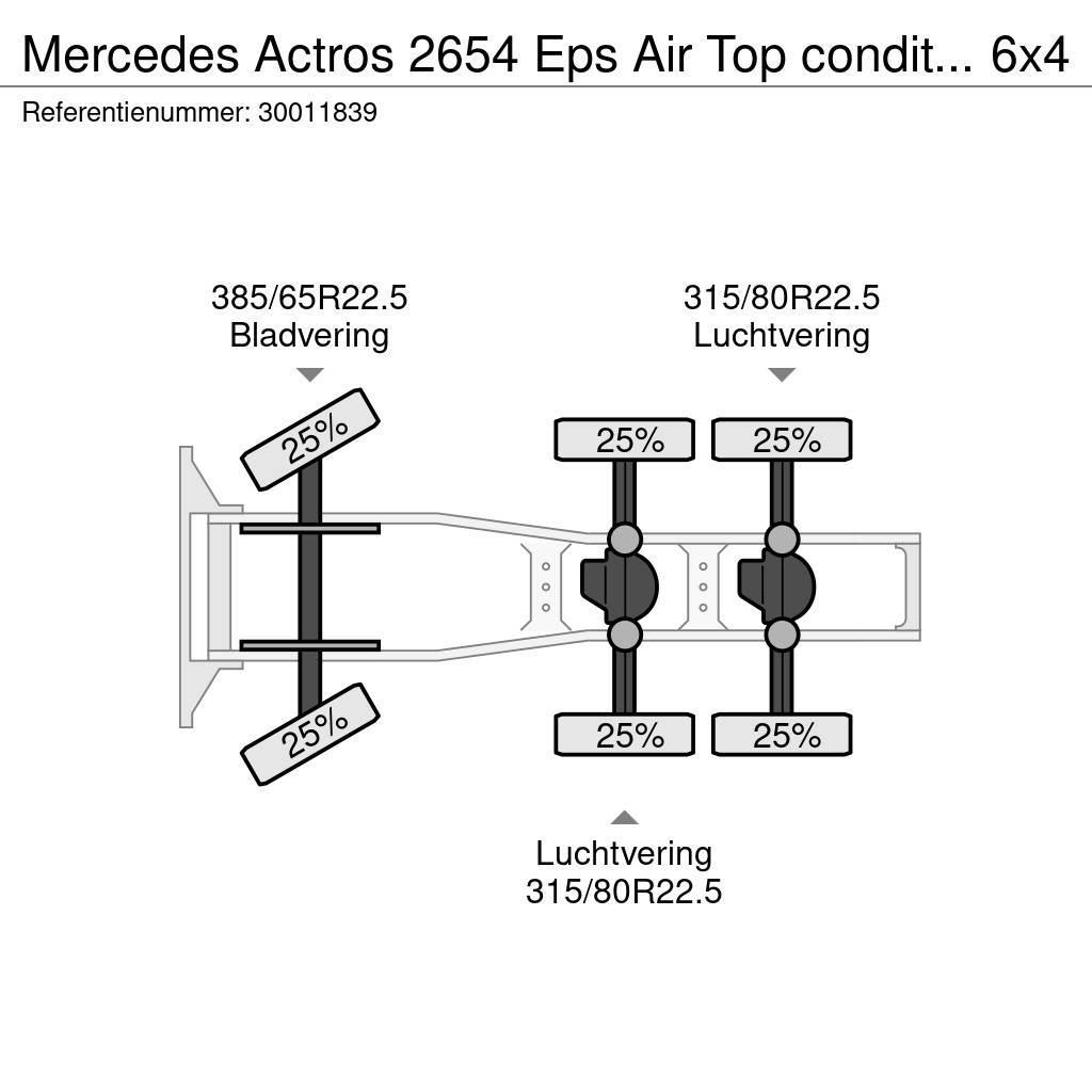 Mercedes-Benz Actros 2654 Eps Air Top condition Nyergesvontatók