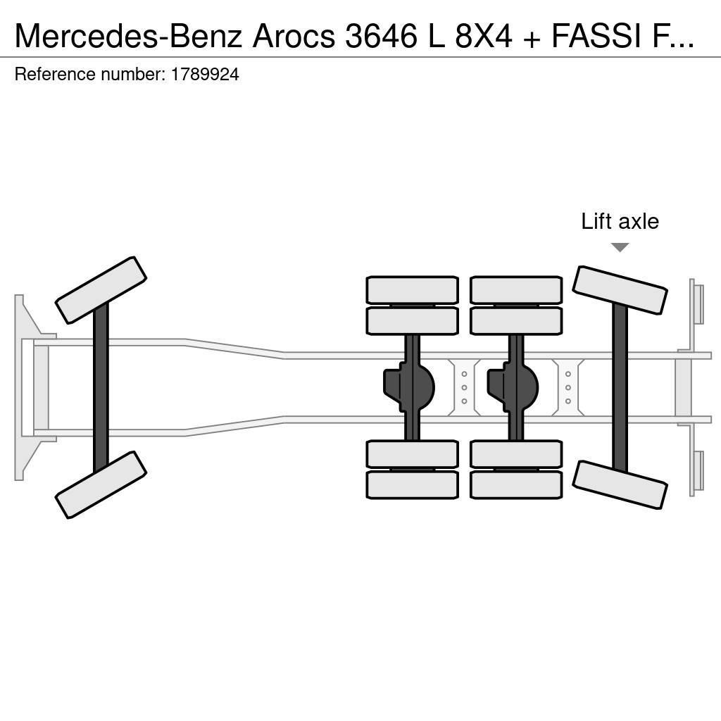 Mercedes-Benz Arocs 3646 L 8X4 + FASSI F545RA.2.26 XE-DYNAMIC + Darus teherautók