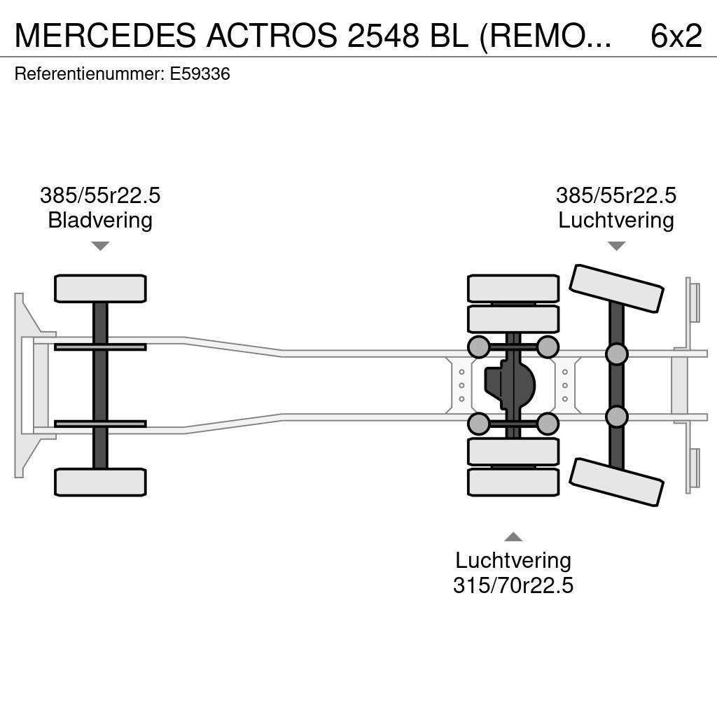Mercedes-Benz ACTROS 2548 BL (REMORQUE:+6.000€) Elhúzható ponyvás