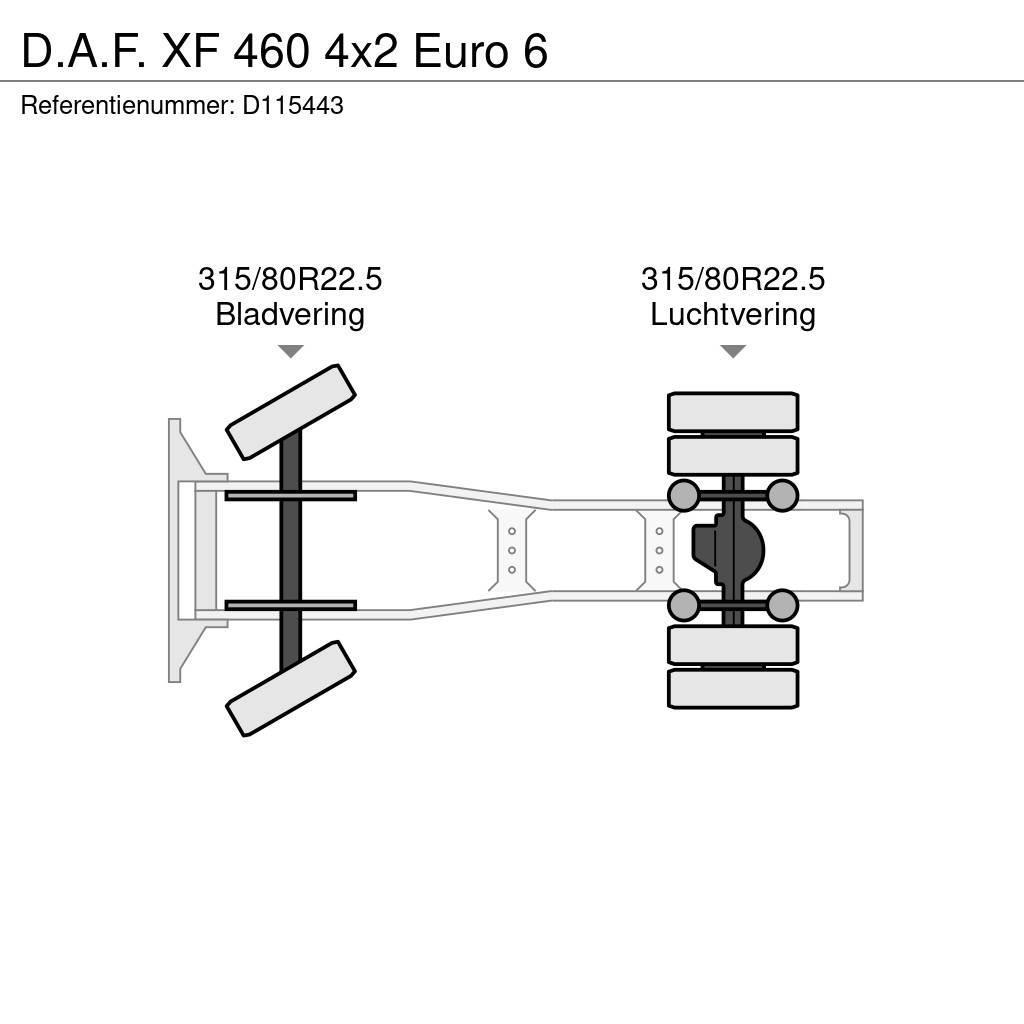 DAF XF 460 4x2 Euro 6 Nyergesvontatók