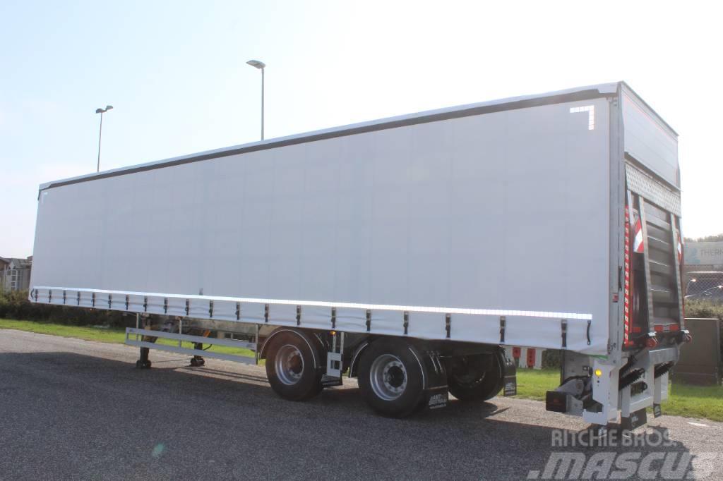AMT 2 akslet city trailer med lift og TRIDEC- CI200 Elhúzható ponyvás félpótkocsik