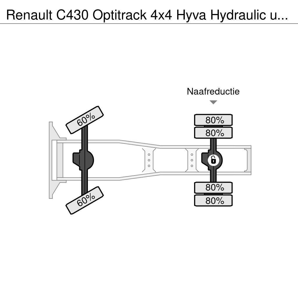 Renault C430 Optitrack 4x4 Hyva Hydraulic unit Euro6 *** O Nyergesvontatók
