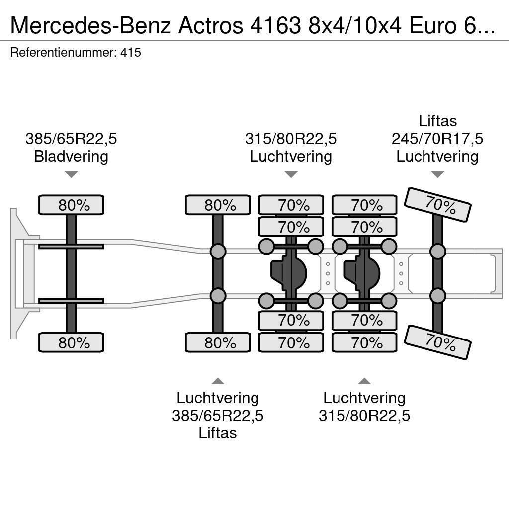 Mercedes-Benz Actros 4163 8x4/10x4 Euro 6 Titan Andockanhanger H Nyergesvontatók