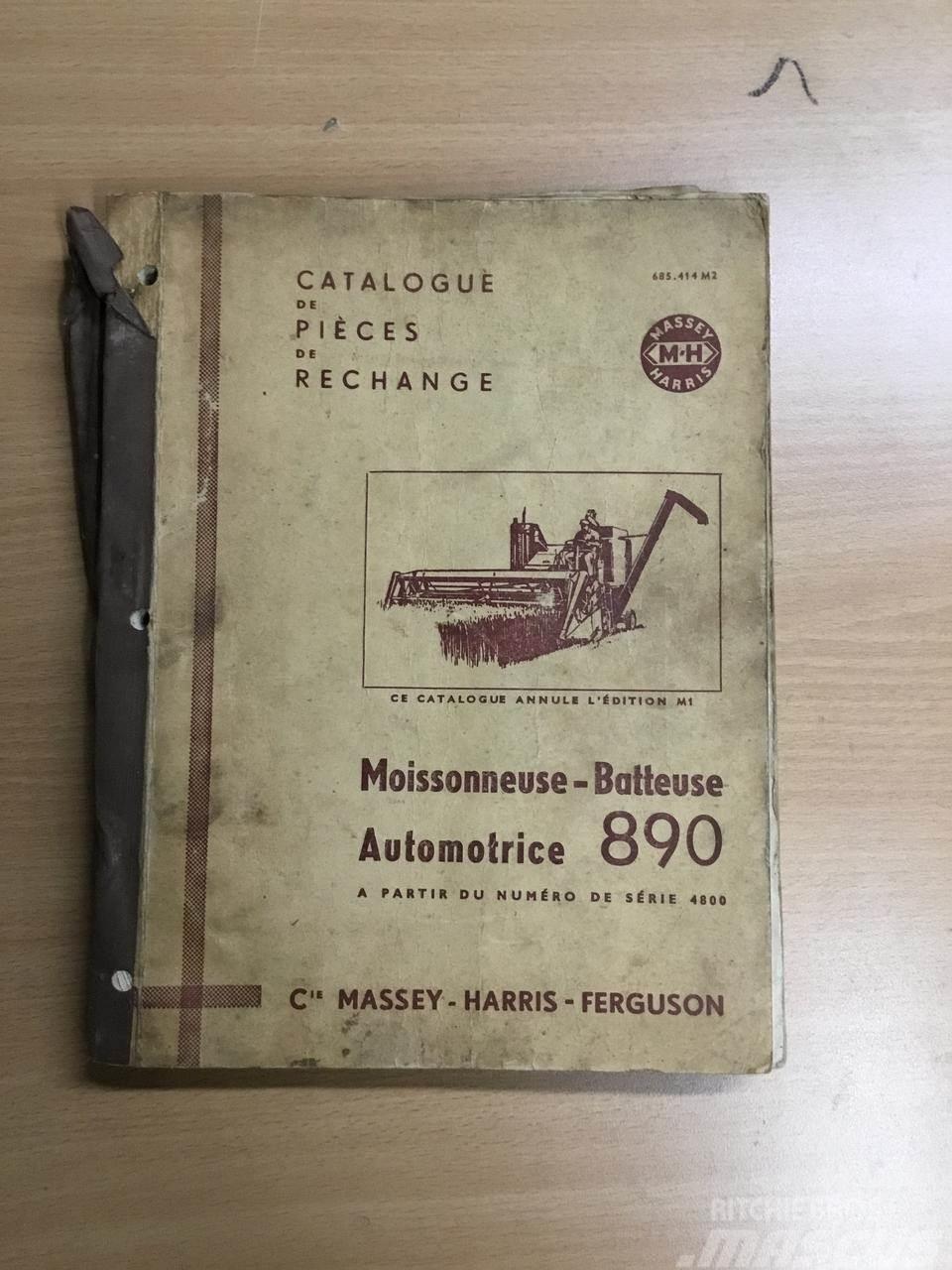 Massey Ferguson Parts list - manual Egyéb mezőgazdasági gépek