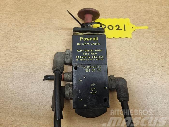  Pownall auto-manual trailer park valve 10223312 Egyéb tartozékok