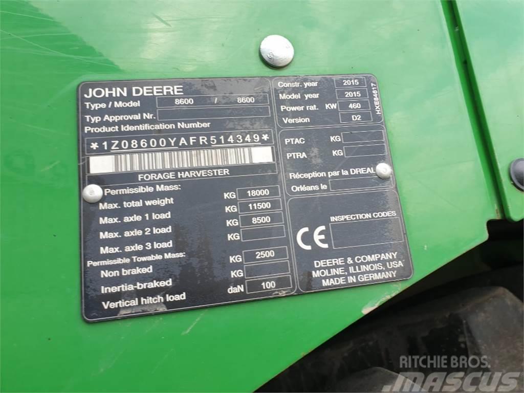 John Deere 8600 Szecskázók