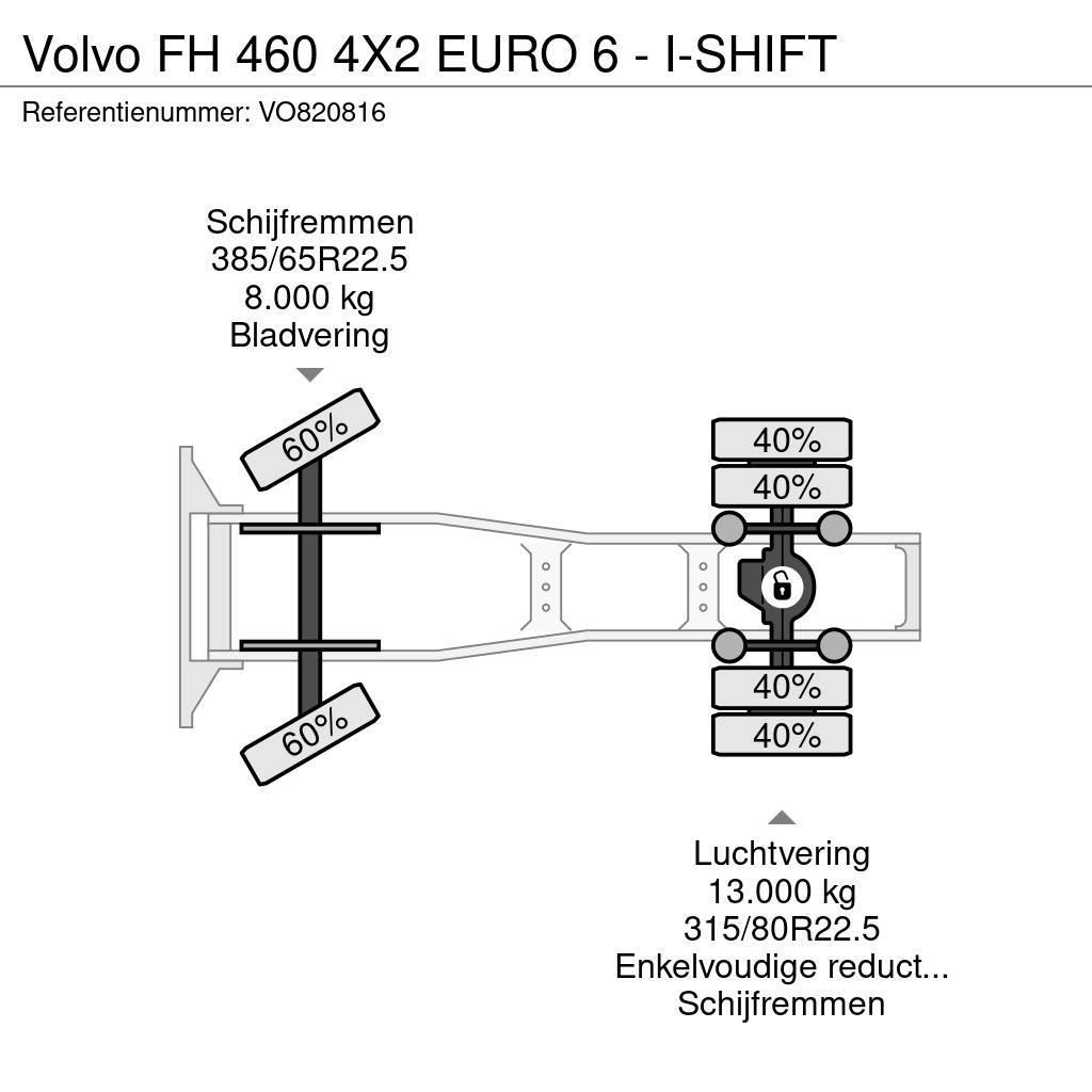 Volvo FH 460 4X2 EURO 6 - I-SHIFT Nyergesvontatók
