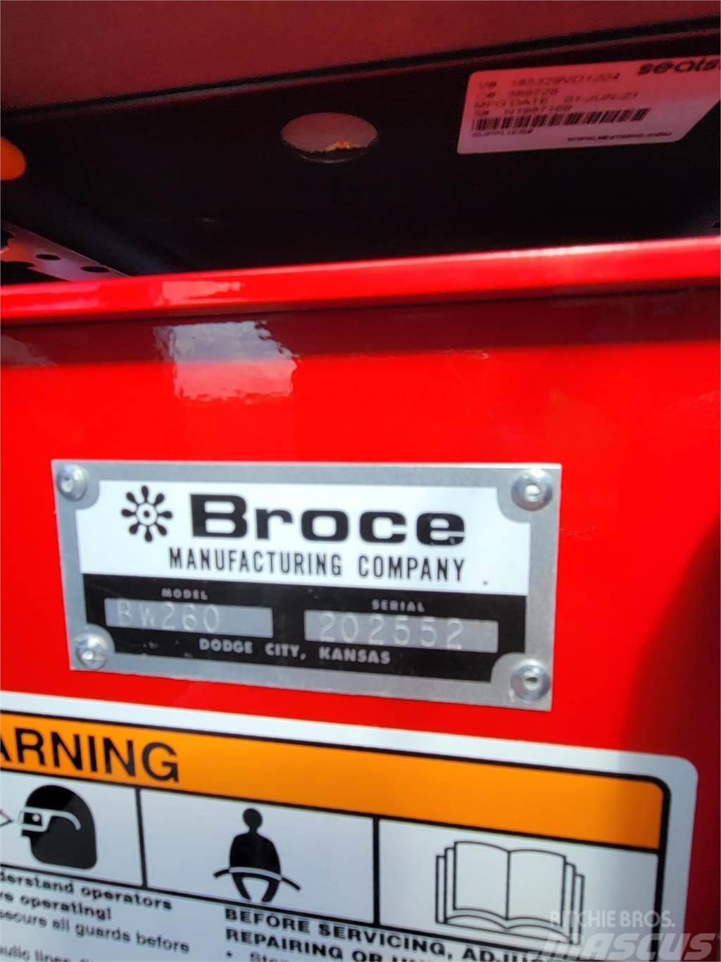 Broce BW260 Úttakarító gépek