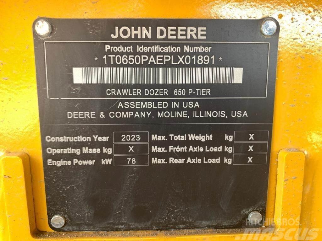 John Deere 650P LGP lánctalpas dózerek