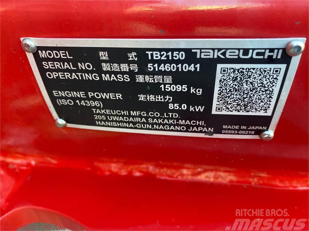 Takeuchi TB2150 Lánctalpas kotrók