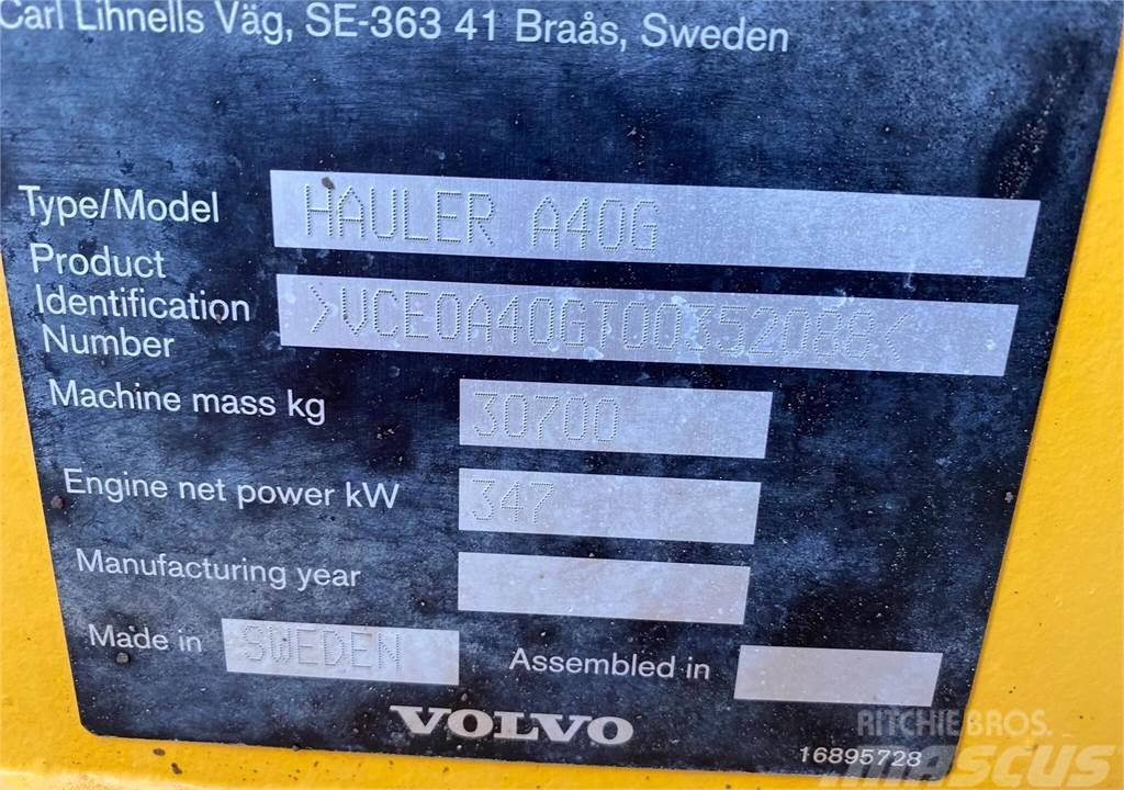 Volvo A40G Csuklósdömperek