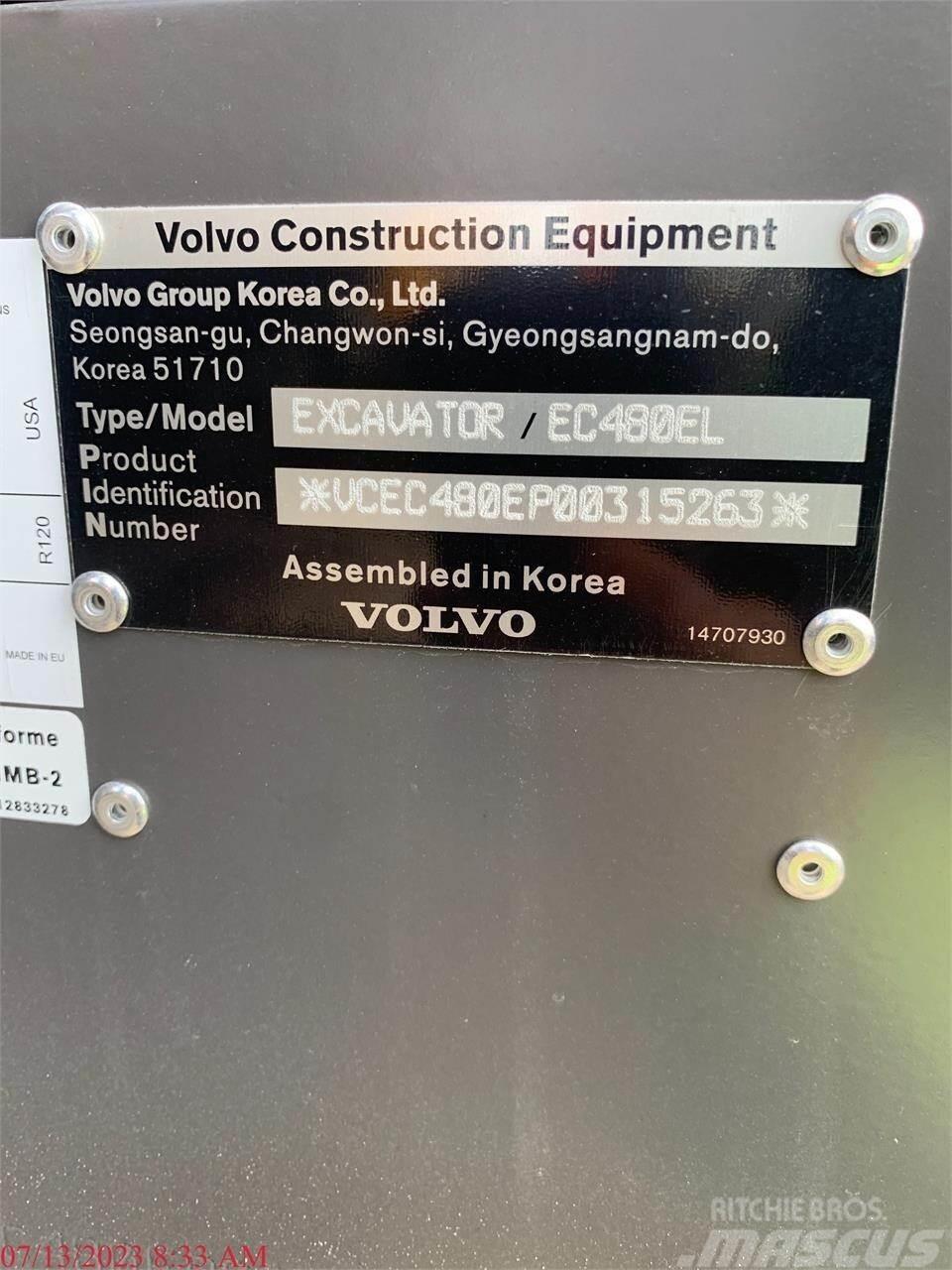 Volvo EC480EL Lánctalpas kotrók