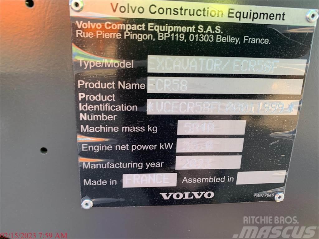 Volvo ECR58F Lánctalpas kotrók