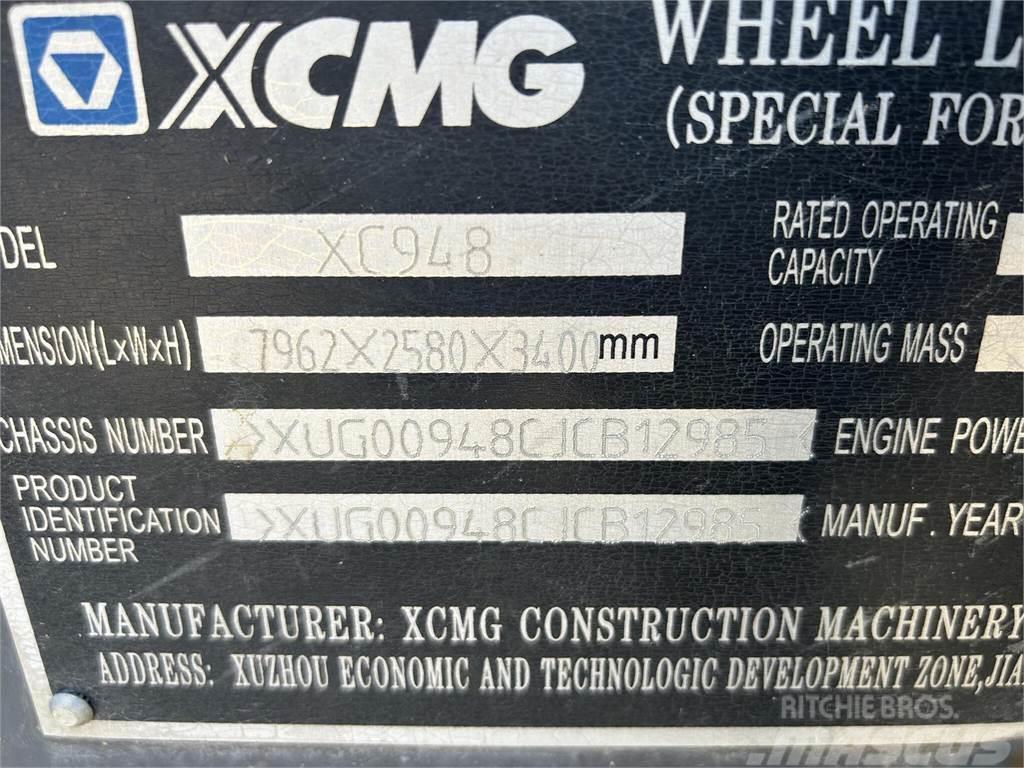 XCMG XC948 Gumikerekes homlokrakodók