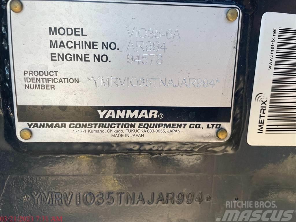 Yanmar VIO35-6A Mini kotrók < 7t