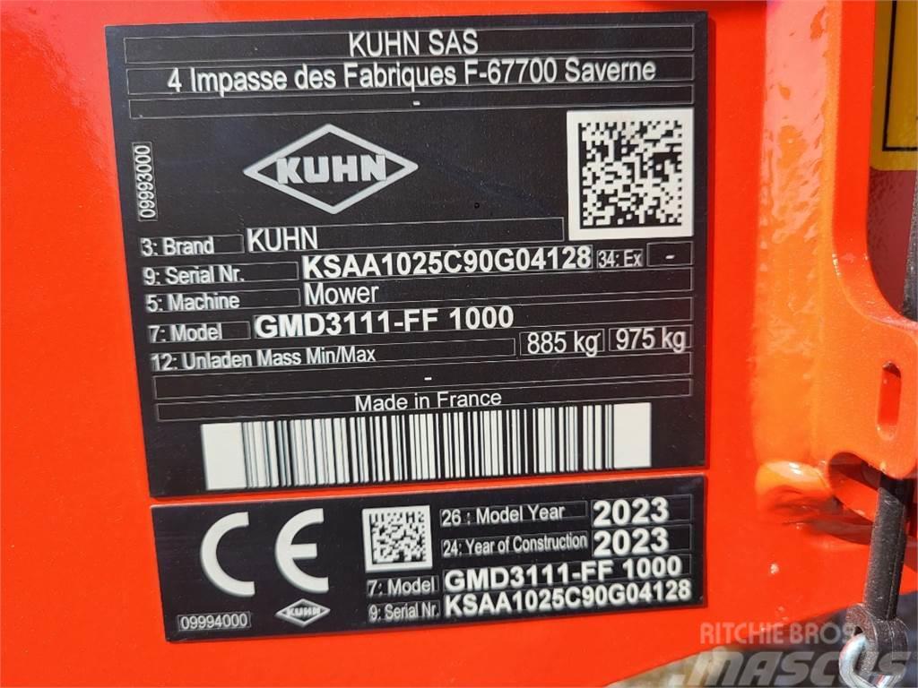 Kuhn GMD 3111 FF / 1000 Öntöző Kaszák