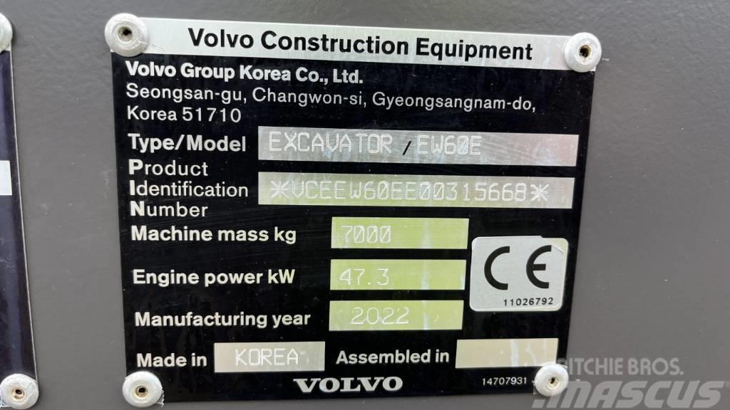 Volvo EW60E Gumikerekes kotrók