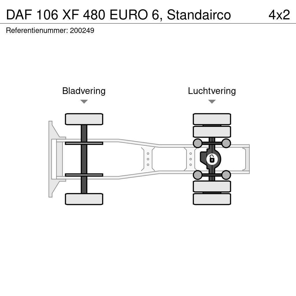DAF 106 XF 480 EURO 6, Standairco Nyergesvontatók