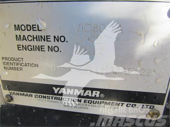 Yanmar VIO80-1A Lánctalpas kotrók