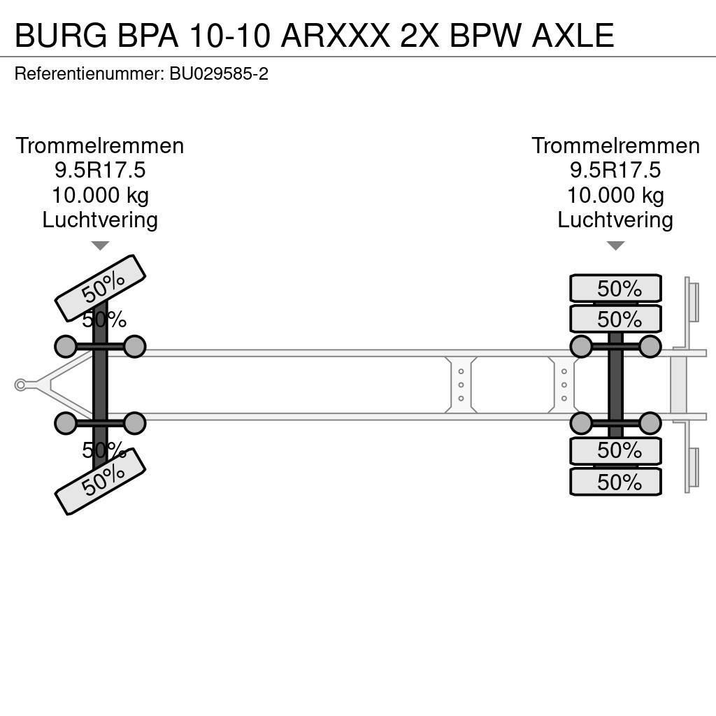 Burg BPA 10-10 ARXXX 2X BPW AXLE Multiliftes