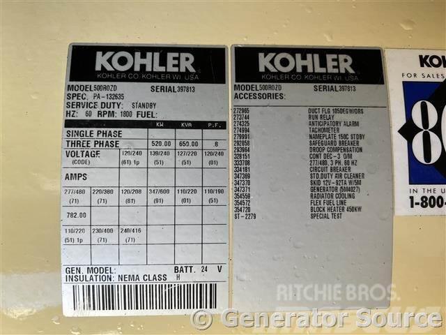Kohler 520 kW - JUST ARRIVED Dízel áramfejlesztők