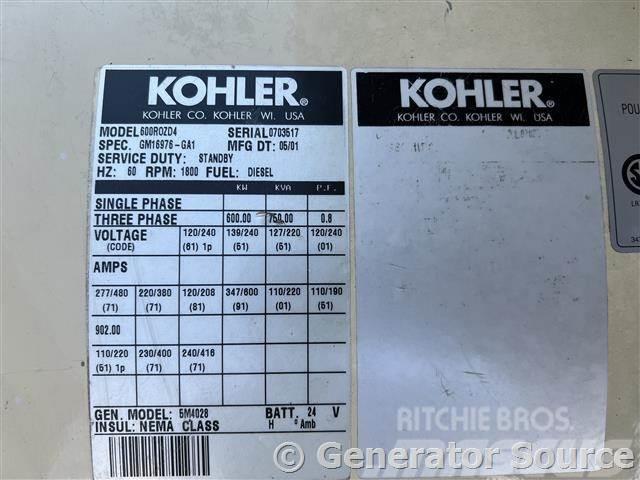 Kohler 600 kW - JUST ARRIVED Dízel áramfejlesztők