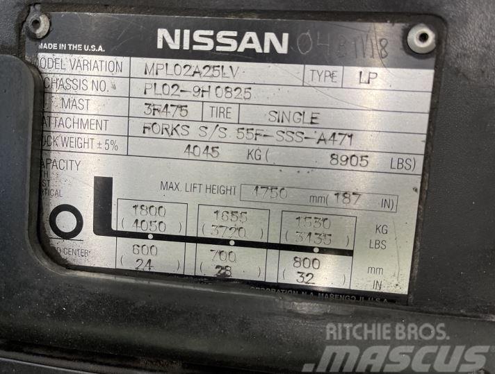 Nissan MPL02A25LV Targoncák-Egyéb
