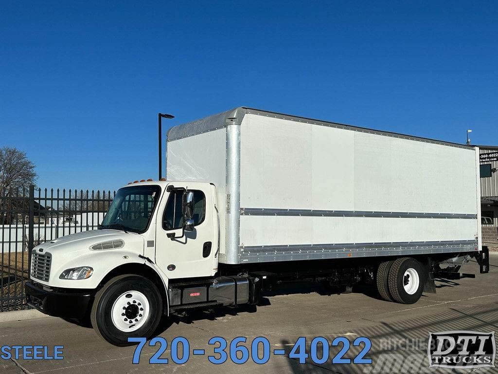 Freightliner M2 106 26' Box Truck W/ Aluminum Level Ride Lift G Dobozos teherautók