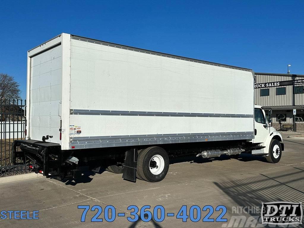 Freightliner M2 106 26' Box Truck W/ Aluminum Level Ride Lift G Dobozos teherautók