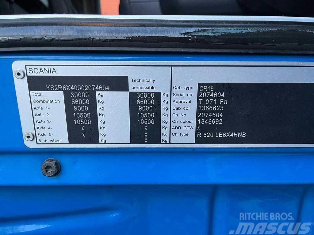Scania R 620 6x4 FOR SALE AS CHASSIS !!! / CHASSIS L=6220 Fülkés alváz