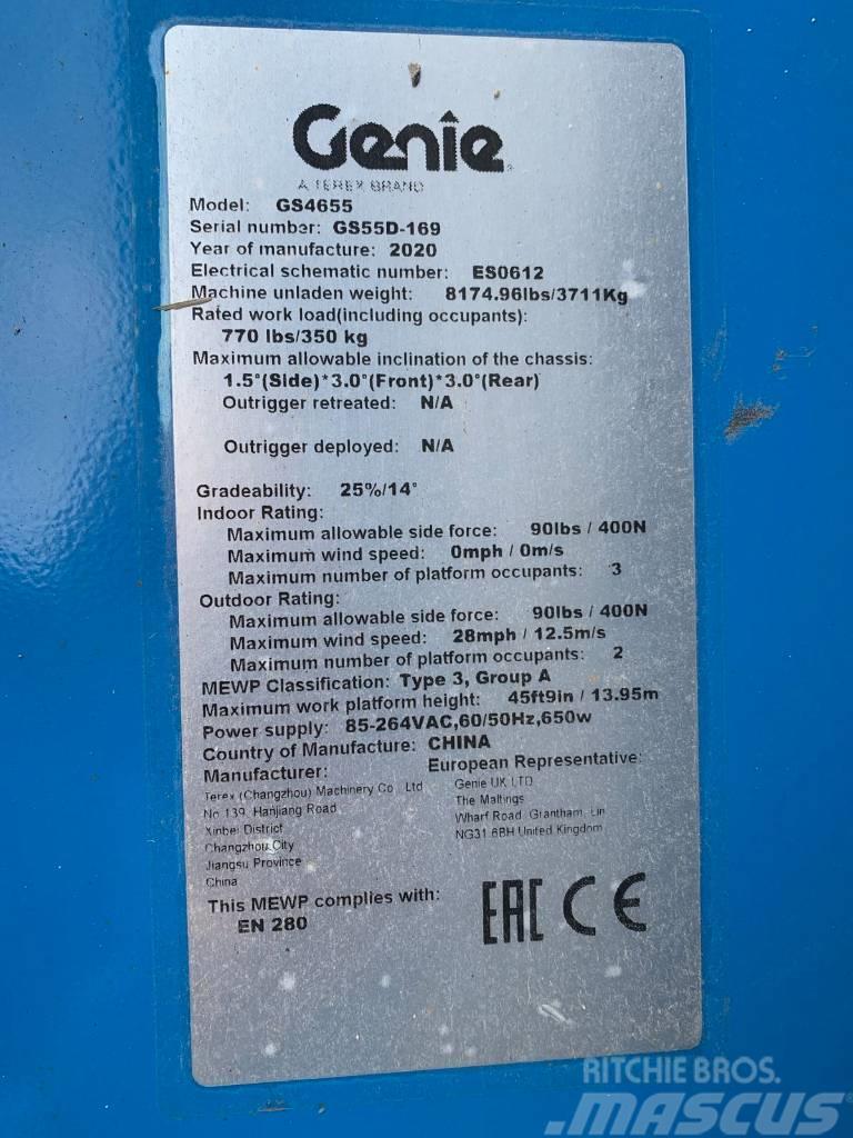 Genie GS 4655, NEW, 16m, electric scissor lift Ollós emelők