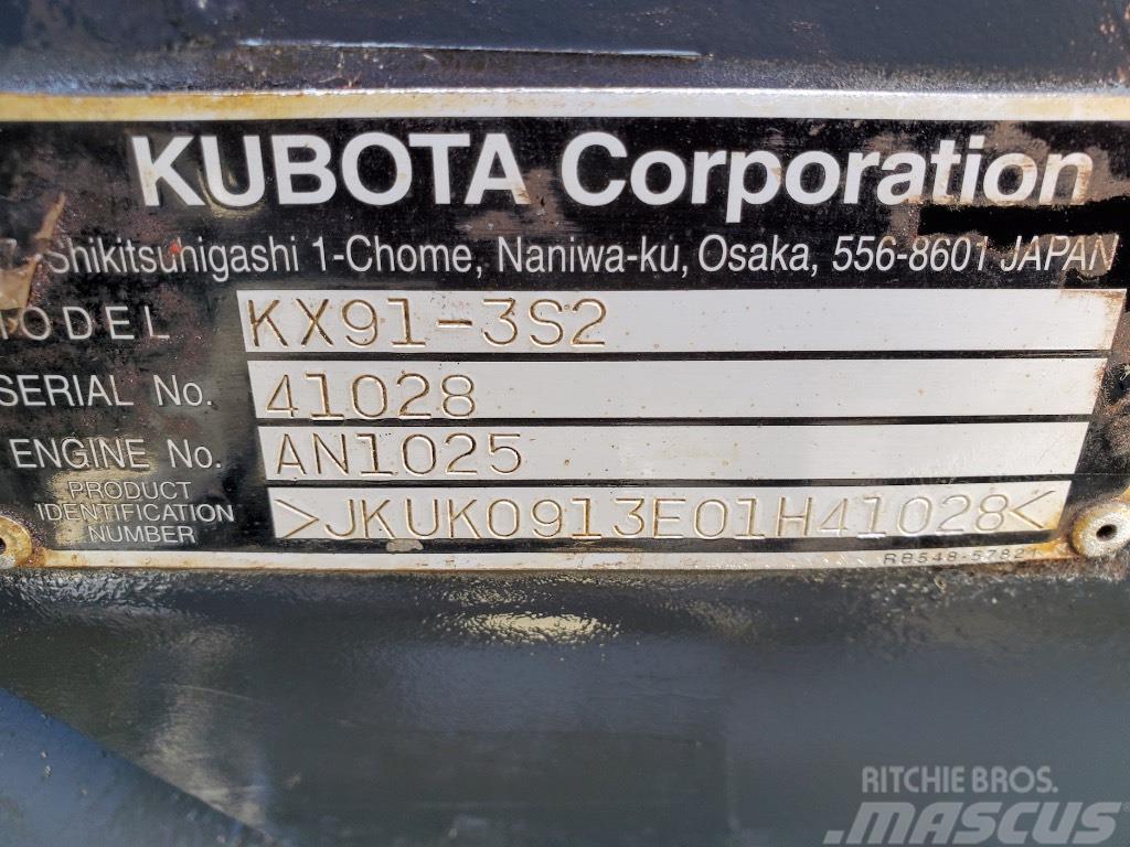 Kubota KX 91-3 S2 Mini kotrók < 7t