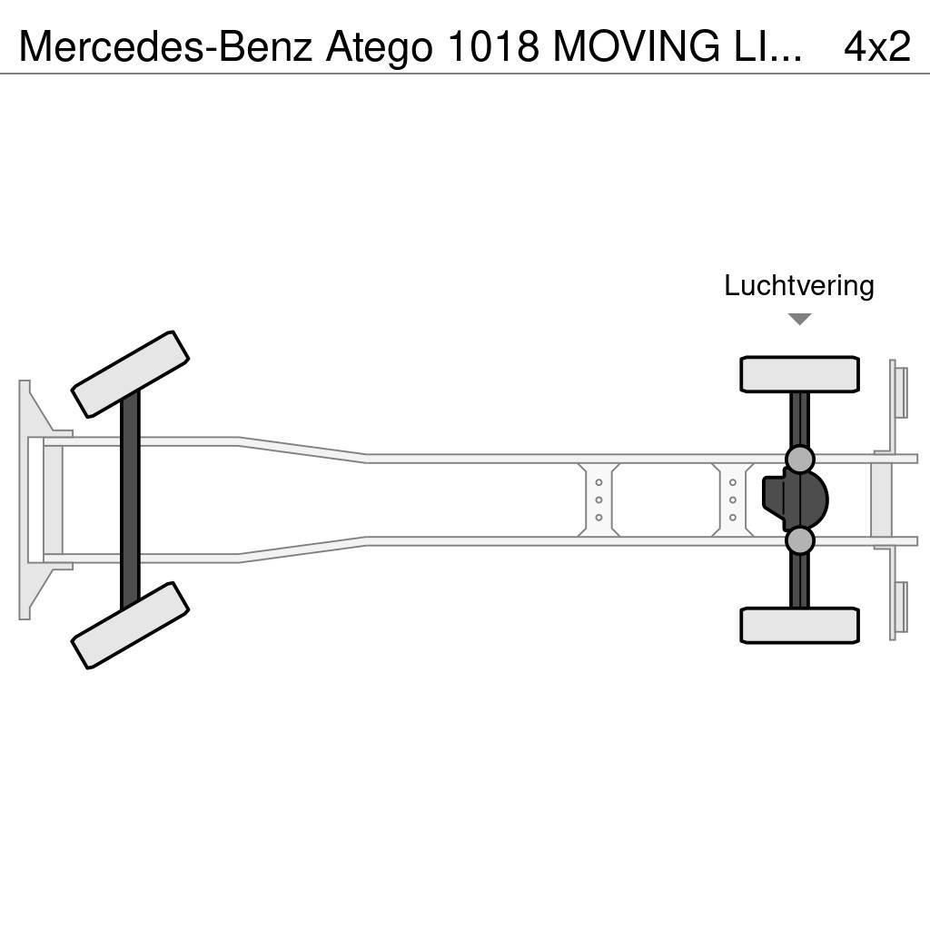 Mercedes-Benz Atego 1018 MOVING LIFT - GOOD WORKING CONDITION Dobozos teherautók