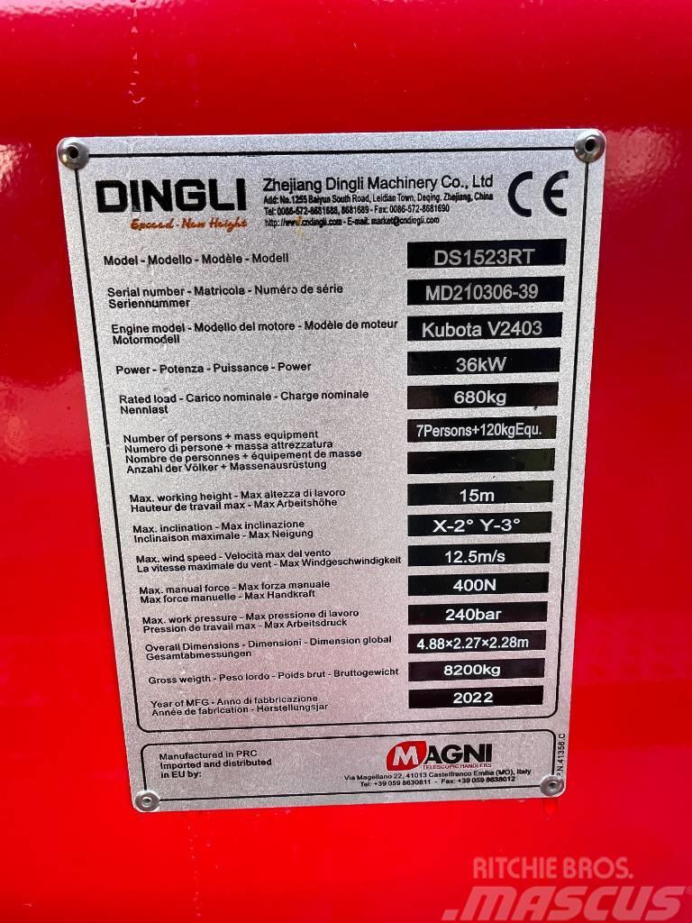 Magni DS1523RT,new, 15m scissor lift like Genie GS4390 Ollós emelők