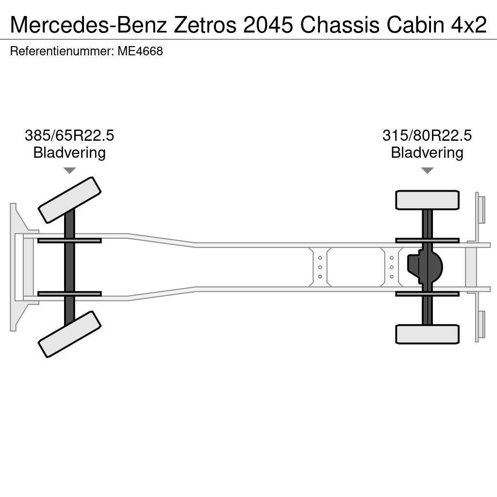 Mercedes-Benz Zetros 2045 Chassis Cabin Fülkés alváz