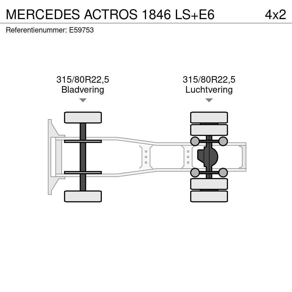 Mercedes-Benz ACTROS 1846 LS+E6 Nyergesvontatók