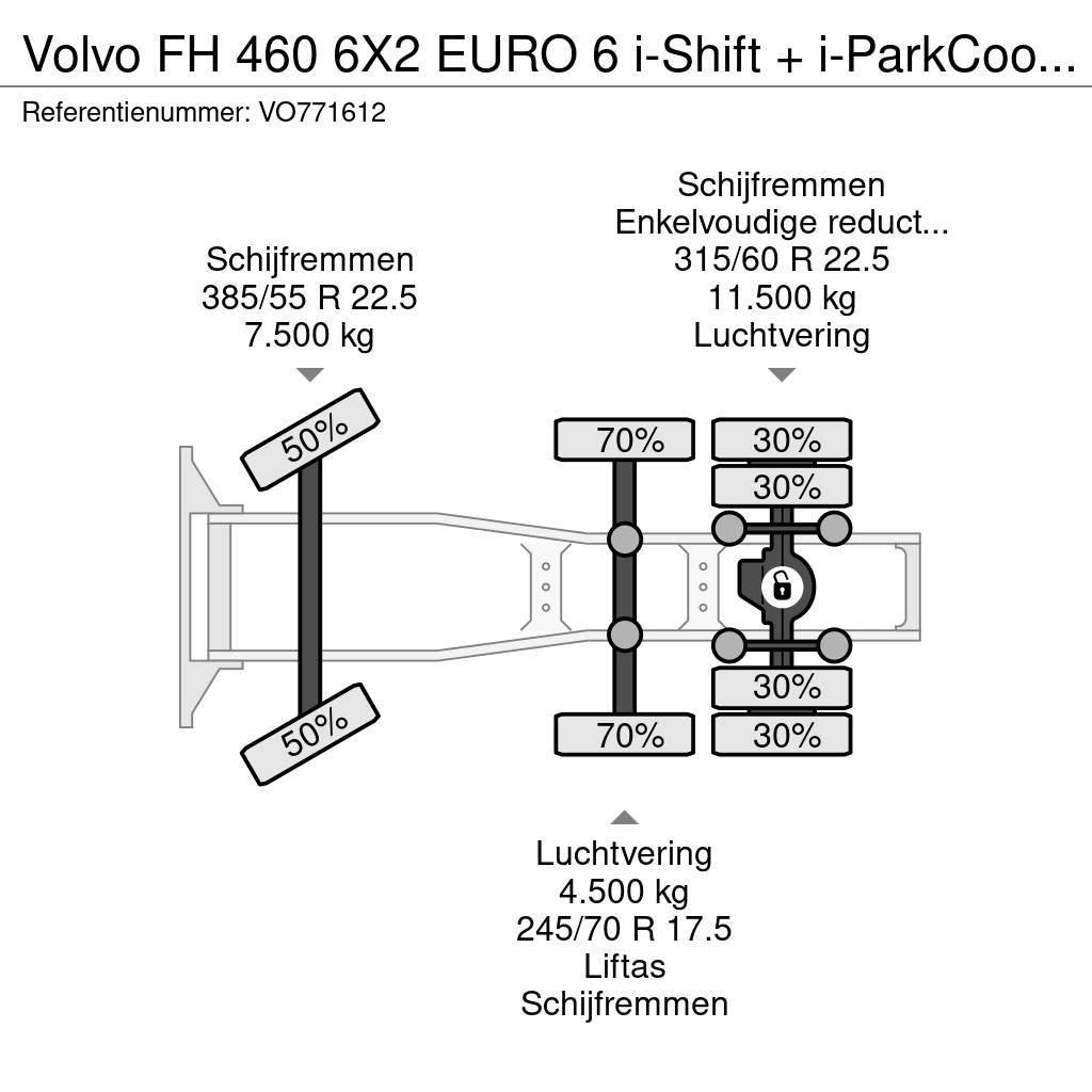 Volvo FH 460 6X2 EURO 6 i-Shift + i-ParkCool + TIPPER HY Nyergesvontatók