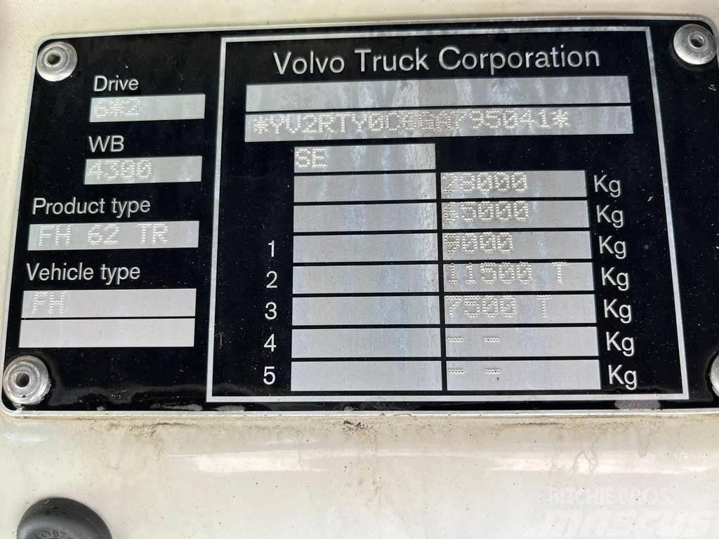 Volvo FH 460 6x2 9 TON FRONT AXLE / PTO / CHASSIS L=6300 Fülkés alváz