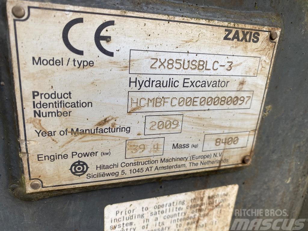 Hitachi ZX 85 US B LC-3 Közepes (midi) kotrók 7 t - 12 t
