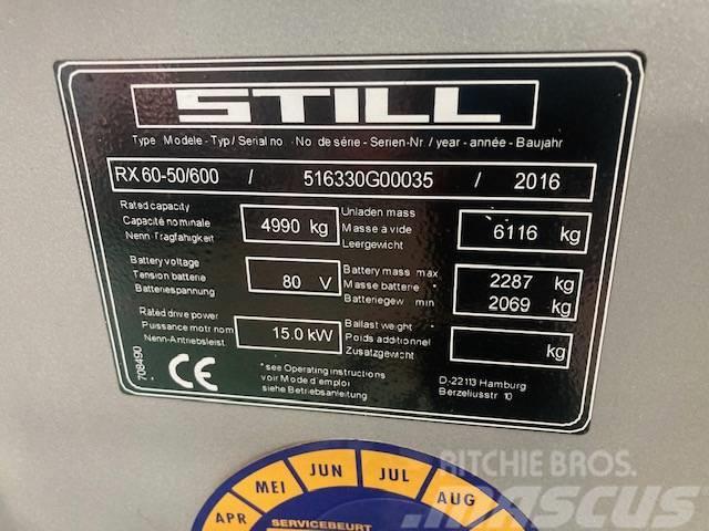 Still RX60-50/600 Elektromos targoncák
