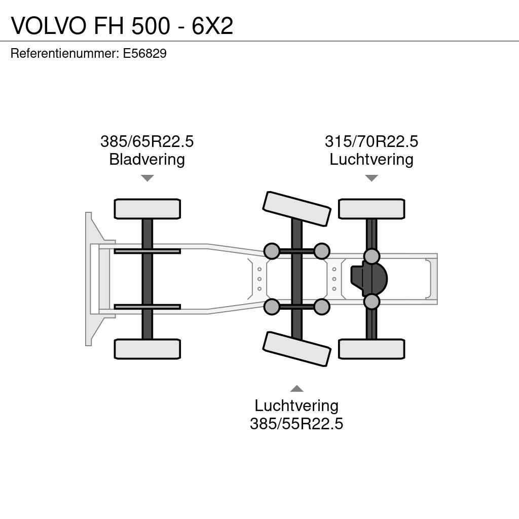 Volvo FH 500 - 6X2 Nyergesvontatók