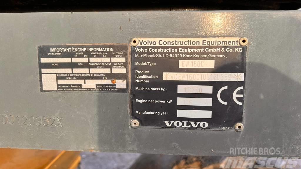 Volvo EW 160 C Gumikerekes kotrók