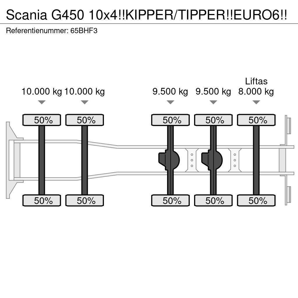 Scania G450 10x4!!KIPPER/TIPPER!!EURO6!! Billenő teherautók
