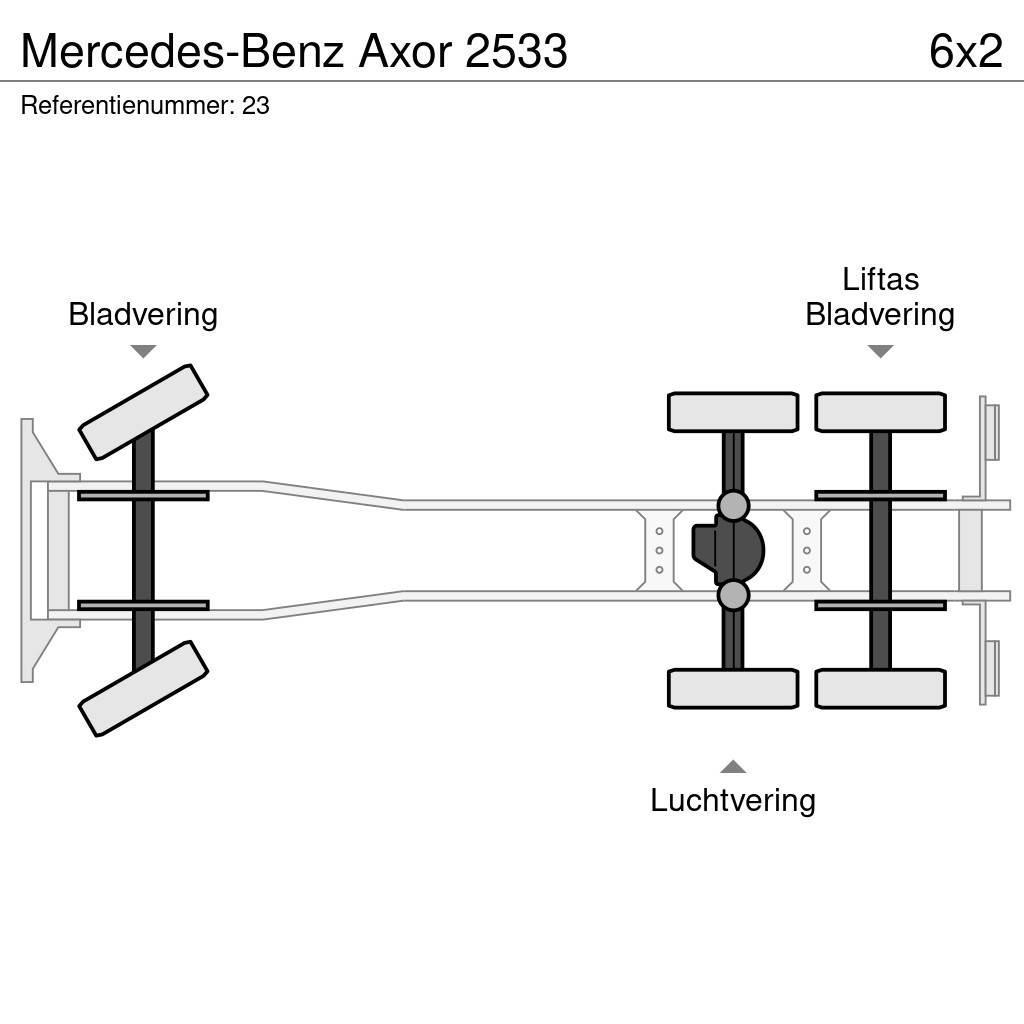 Mercedes-Benz Axor 2533 Platós / Ponyvás teherautók