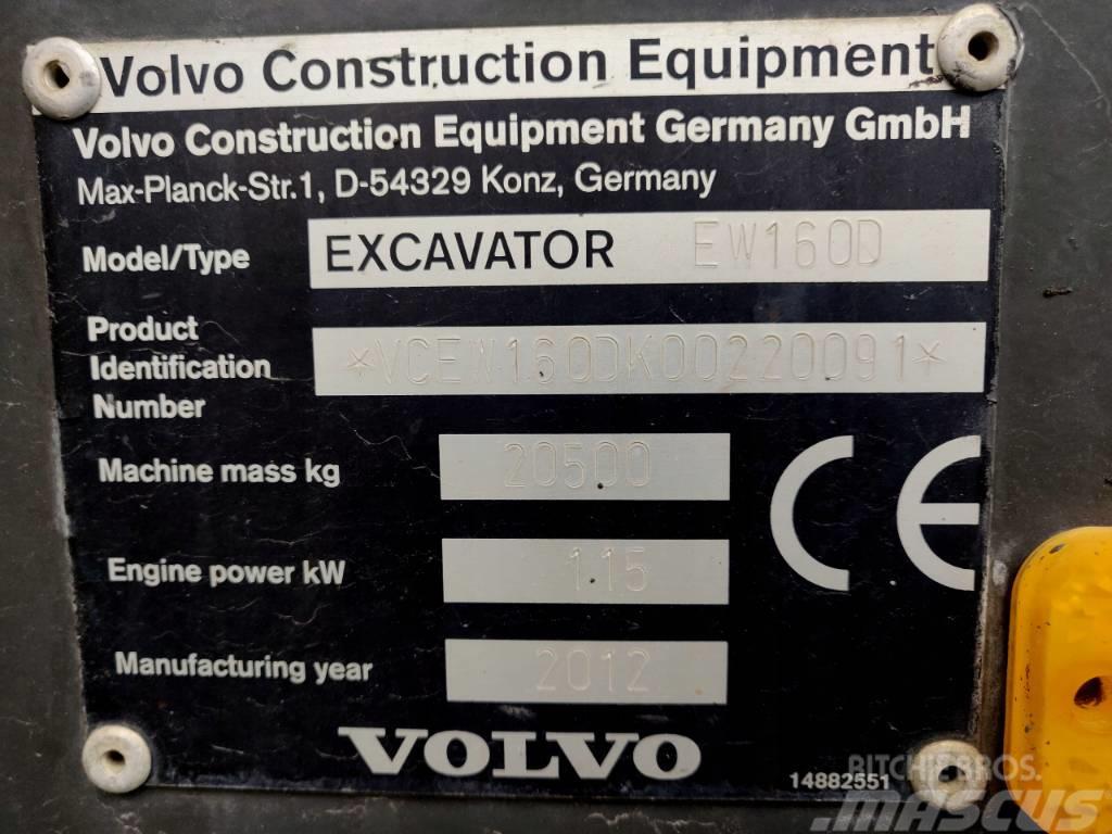 Volvo EW 160 D Gumikerekes kotrók