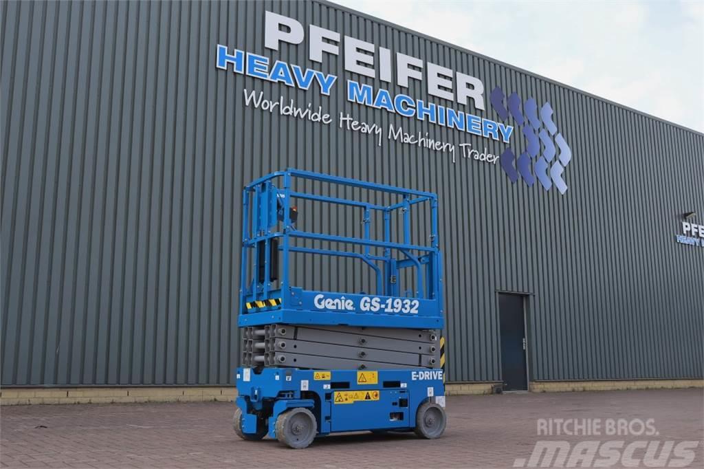 Genie GS1932 New And Available Directly From Stock, E-dr Scissor lifts