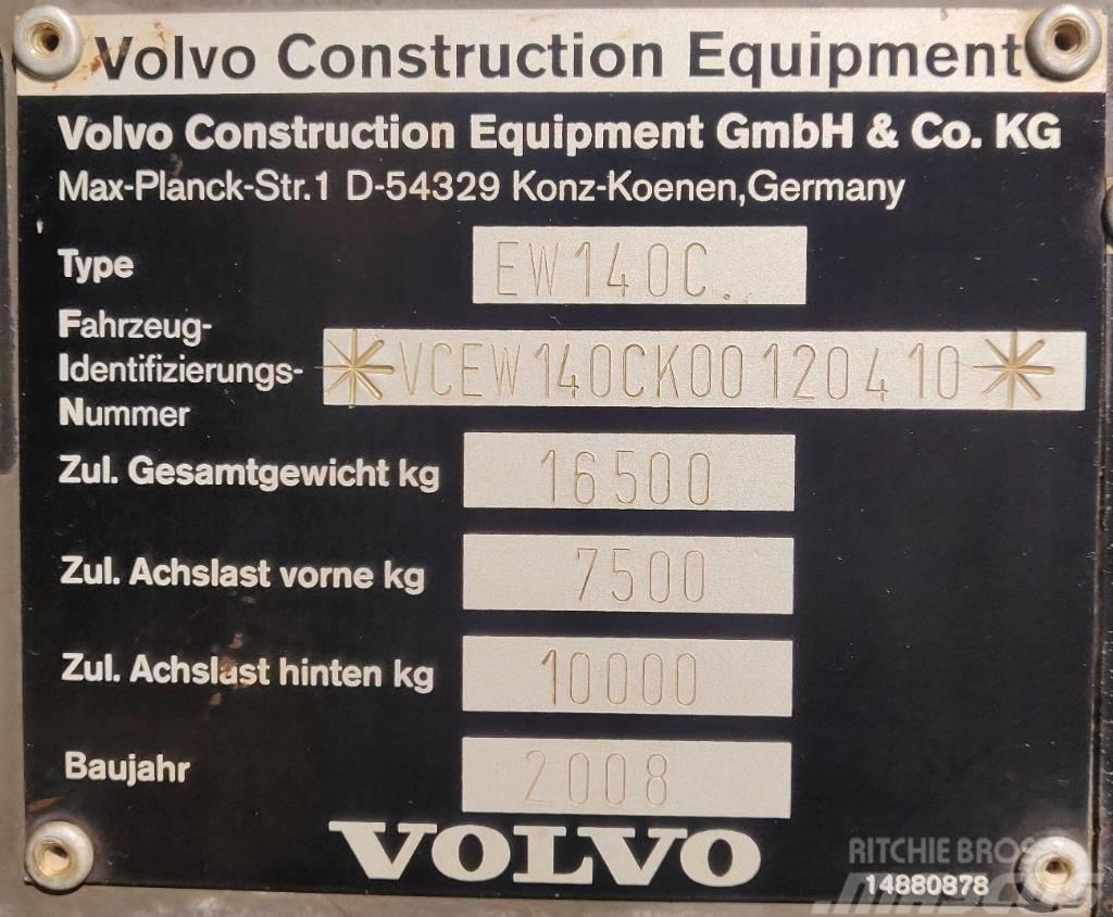 Volvo EW 140 C Gumikerekes kotrók