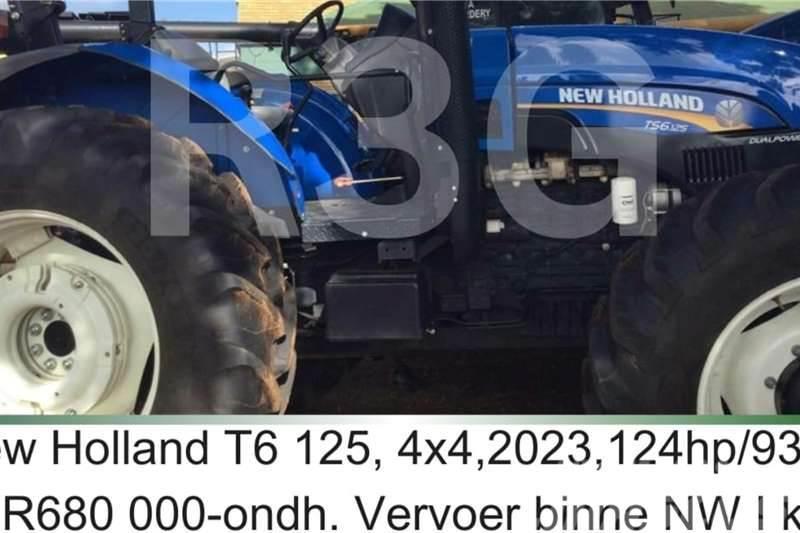 New Holland T6 125 - 124hp / 93kw Traktorok