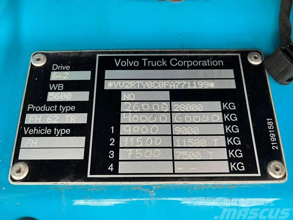Volvo FH 460 6x2 SUPRA 950 Mt / BOX L=8535 mm Hűtős