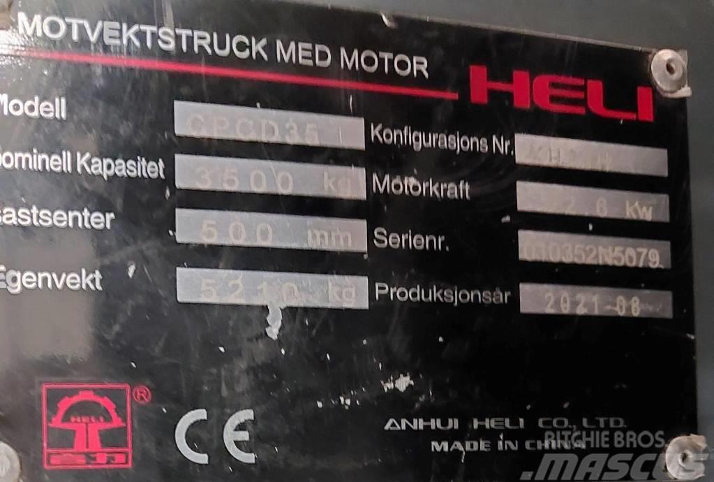 Heli 3,5 tonns diesel - 4,7 m løftehøyde Dízel targoncák